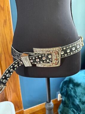 Blazin Roxx Western Studded belt Scene Emo Jersey Shore Y2K Early 2000 Club